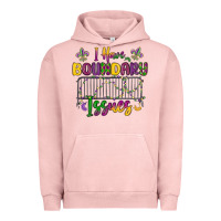 Pigment Salmon i have boundary issues Urban Hoodie - MaliasSmallBusiness