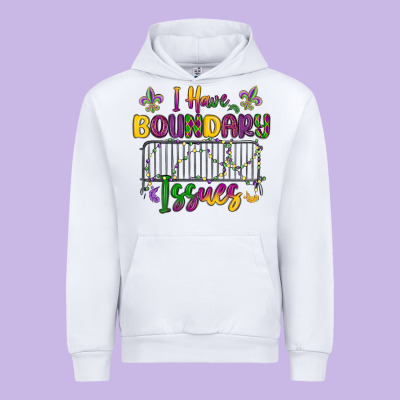 I Have Boundary Issues Urban Hoodie Designed By Maliassmallbusiness