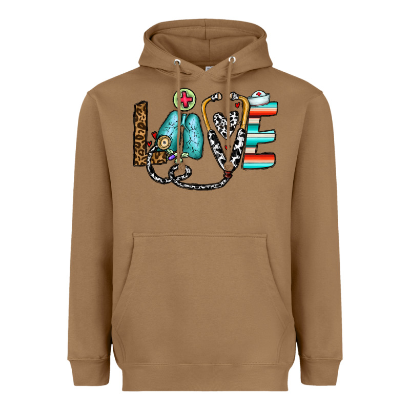 Love Nurse Heavyweight Hoodie by CowhideDigitalArt | Teevron