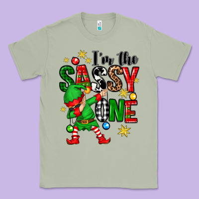 Classic Tee im the sassy one elf
