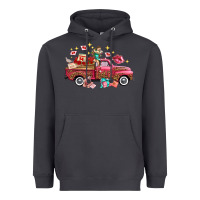 Smoke valentine's day truck photography love side view Heavyweight Hoodie - FaDigitalArtStudio