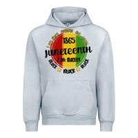 Heather Grey i am black everyday but today juneteenth Urban Hoodie - MaliasSmallBusiness
