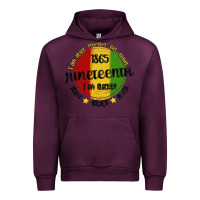 Mauve Wine i am black everyday but today juneteenth Urban Hoodie - MaliasSmallBusiness