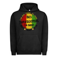 Pigment Black i am black everyday but today juneteenth Urban Hoodie - MaliasSmallBusiness