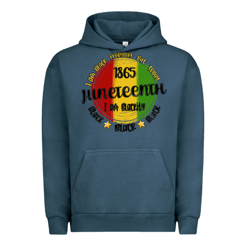I Am Black Everyday But Today Juneteenth Urban Hoodie by MaliasSmallBusiness | Teevron