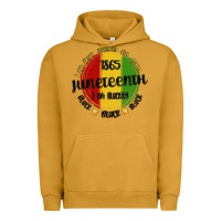 Pigment Peanut Butter i am black everyday but today juneteenth Urban Hoodie - MaliasSmallBusiness