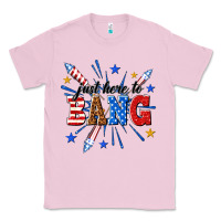 Bubblegum Pink just here to bang Classic Tee - texasbilliewilder