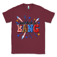 Burgundy just here to bang Classic Tee - texasbilliewilder