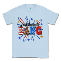 Dusty Blue just here to bang Classic Tee - texasbilliewilder