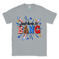 Heather Grey just here to bang Classic Tee - texasbilliewilder