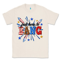 Natural just here to bang Classic Tee - texasbilliewilder