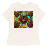 Bone bear tumbler Ladies Tee - BarkalooDesign