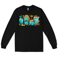 Black truck coffee cups Long Sleeve Tee - texasbilliewilder