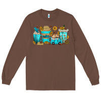 Chestnut truck coffee cups Long Sleeve Tee - texasbilliewilder