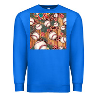 True Royal baseball leopard seamless pattern Premium Sweatshirt - JahusDesignShop