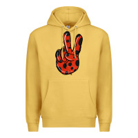 Antique Gold Ladybug Peace Sign Premium Hoodie - Jasminsmagicworld