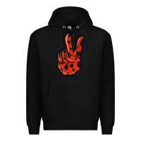 Black Ladybug Peace Sign Premium Hoodie - Jasminsmagicworld