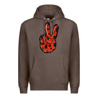 Coffee Ladybug Peace Sign Premium Hoodie - Jasminsmagicworld