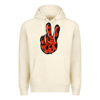 Sandshell Ladybug Peace Sign Premium Hoodie - Jasminsmagicworld
