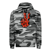 Slate Camo Ladybug Peace Sign Premium Hoodie - Jasminsmagicworld