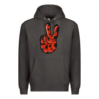 Smoke Ladybug Peace Sign Premium Hoodie - Jasminsmagicworld