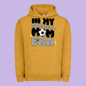 In My Soccer Mom Era Urban Hoodie Designed By Maliassmallbusiness