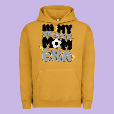 In My Soccer Mom Era Urban Hoodie Designed By Maliassmallbusiness