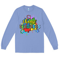 Colony Blue choose kindness Long Sleeve Tee - Zillion Design Studio