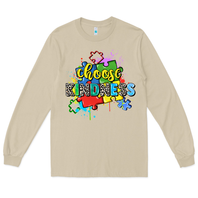 Choose Kindness Long Sleeve Tee by Zillion Design Studio | Teevron