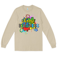 Mushroom choose kindness Long Sleeve Tee - Zillion Design Studio