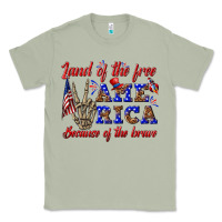 Matcha land of the free america because of the brave Classic Tee - texasbilliewilder
