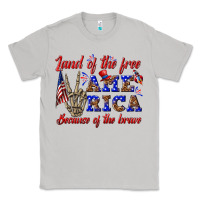 Moon Dust land of the free america because of the brave Classic Tee - texasbilliewilder