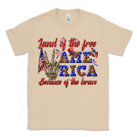 Mushroom land of the free america because of the brave Classic Tee - texasbilliewilder