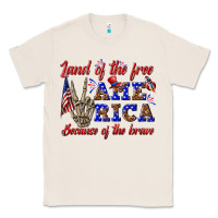 Natural land of the free america because of the brave Classic Tee - texasbilliewilder