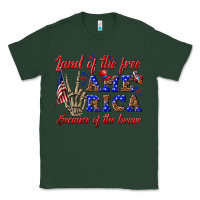 Sports Green land of the free america because of the brave Classic Tee - texasbilliewilder