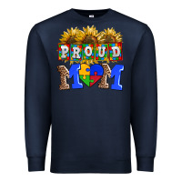Navy proud mom Premium Sweatshirt - AdoDesignShop