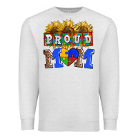 Oatmeal Heather proud mom Premium Sweatshirt - AdoDesignShop