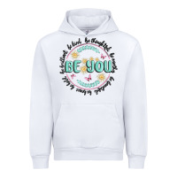 White be you inspiration Urban Hoodie - MaliasSmallBusiness