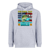 Heather Grey fishing dad like a regular dad but cooler Heavyweight Hoodie - HRA Design Shop