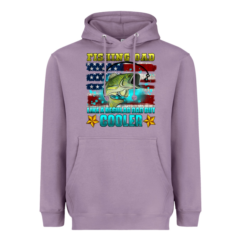 Fishing Dad Like A Regular Dad But Cooler Heavyweight Hoodie by HRA Design Shop | Teevron