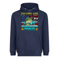 Navy fishing dad like a regular dad but cooler Heavyweight Hoodie - HRA Design Shop