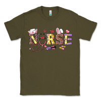 Army Green easter nurse Classic Tee - RanaPortraitStore