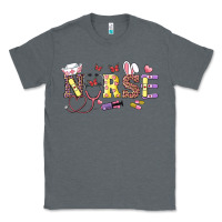 Charcoal Heather easter nurse Classic Tee - RanaPortraitStore