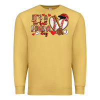 Antique Gold it s a tee ball kinda day baseball Premium Sweatshirt - Artiststas