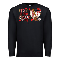 Black it s a tee ball kinda day baseball Premium Sweatshirt - Artiststas