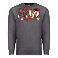 Charcoal Heather it s a tee ball kinda day baseball Premium Sweatshirt - Artiststas
