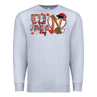 Heather Grey it s a tee ball kinda day baseball Premium Sweatshirt - Artiststas