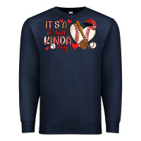 Navy it s a tee ball kinda day baseball Premium Sweatshirt - Artiststas