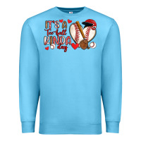 Ocean Blue it s a tee ball kinda day baseball Premium Sweatshirt - Artiststas