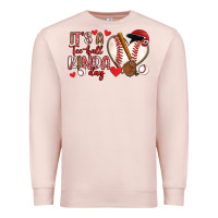 Pale Pink it s a tee ball kinda day baseball Premium Sweatshirt - Artiststas